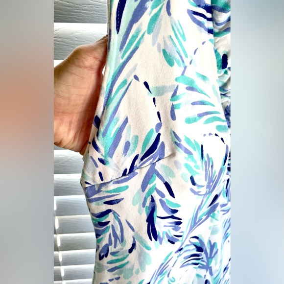 Lilly Pulitzer Tisbury Shift Dress - Women’s Size Large - White - Flock Together - Picture 8 of 8